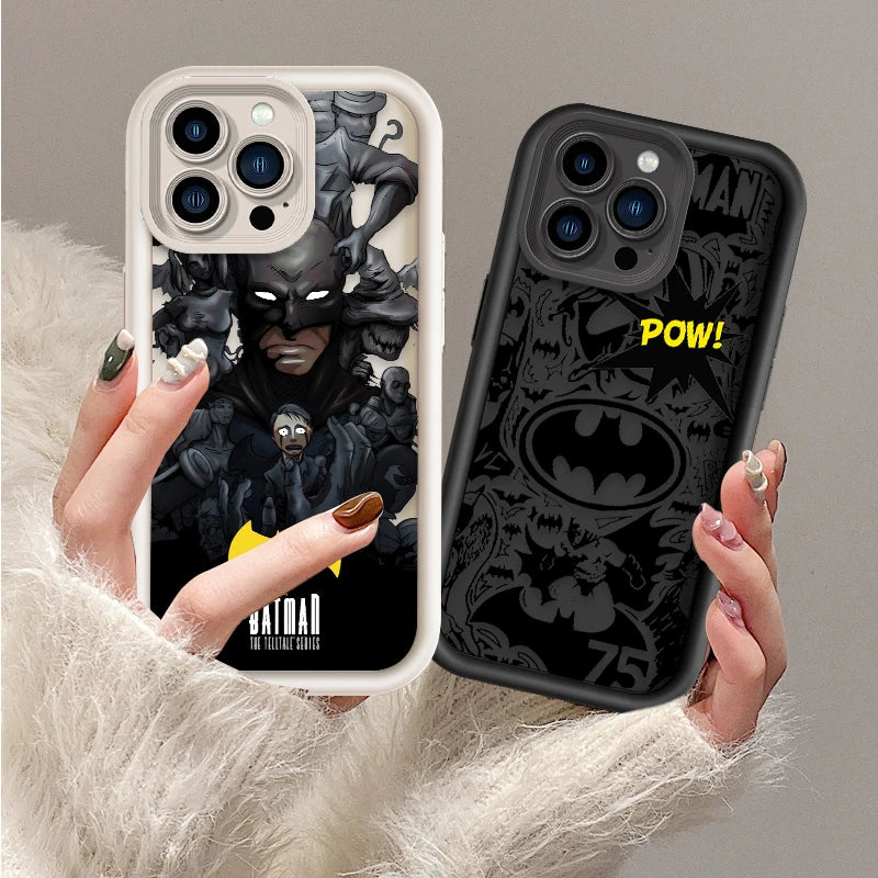 Capa de Proteção Dinâmica Batman para iPhone 11, 12, 13, 14 e 15