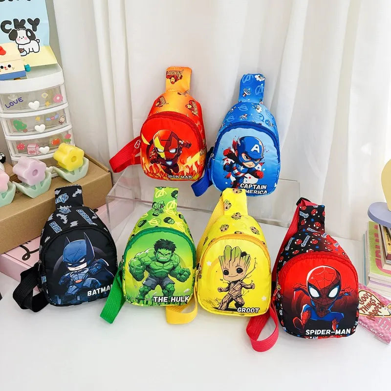 Bolsa Infantil Marvel Capitão América e Homem de Ferro