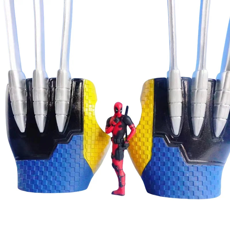 Deadpool 3 X-Men Origins: Wolverine Claw – Luvas Modeláveis e Usáveis: Presente de Aniversário Perfeito