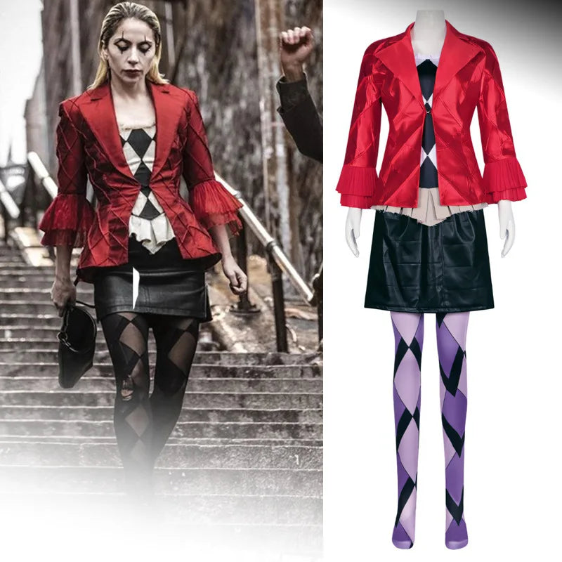 Fantasia de Cosplay Harley Quinn: Filme Joker 2