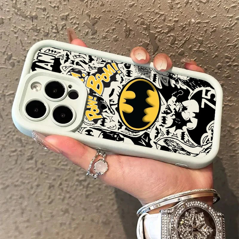 Capa de Proteção Dinâmica Batman para iPhone 11, 12, 13, 14 e 15