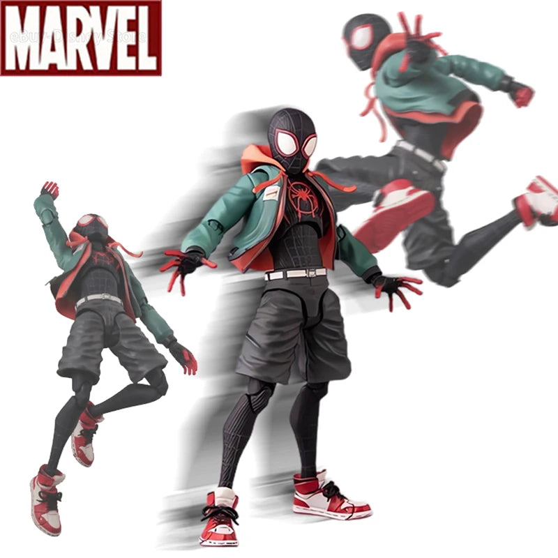 Miles Morales Spider-Man - Multi-Acessórios, Movimentos Realistas e Acabamento Premium!