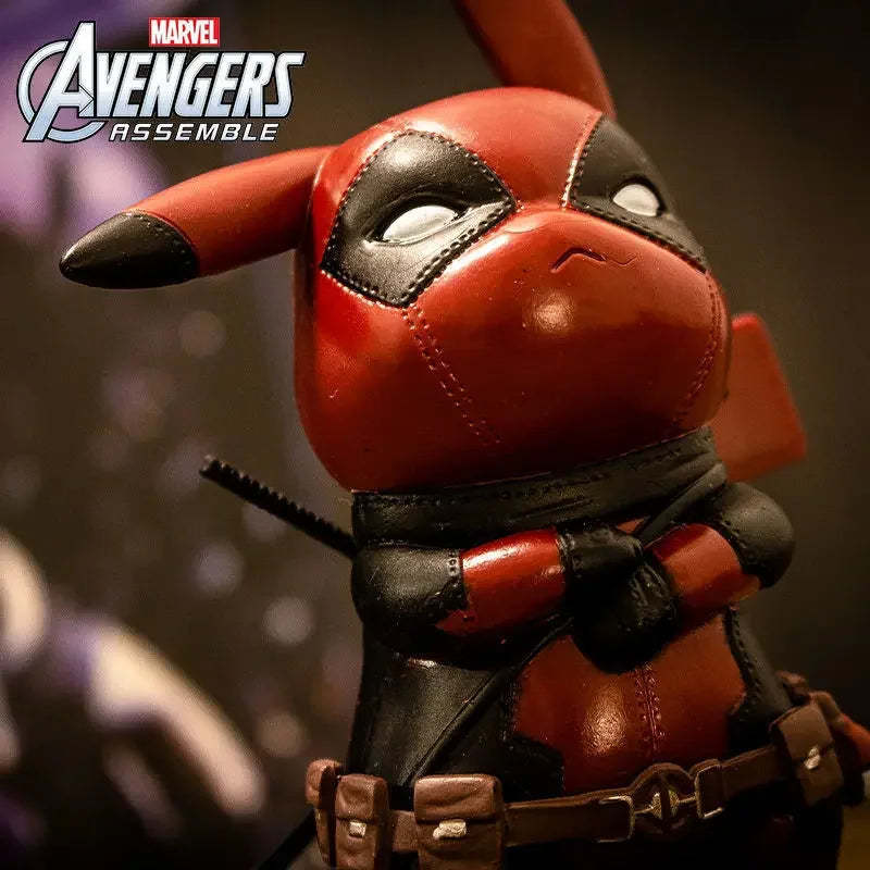 Figura de ação Deadpool Vingadores Pikachu